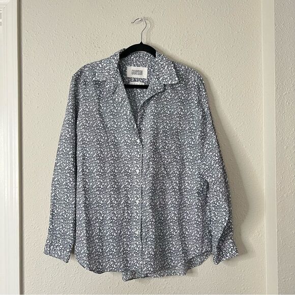 Grayson The Hero Butterfly Print Button Up Shirt Size XL - Picture 5 of 9